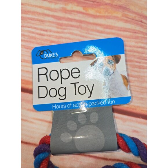 Dukes Cotton Knotted Dog Pull Rope Toy 2 Pack - Picture 3 of 7
